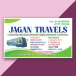 Travel & Parcel Service Visiting Card PSD Template