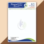 Physiotherapy Clinic Letterhead PSD Template – Medical & Healthcare Letterhead Design