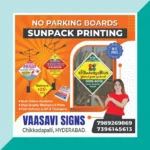 No Parking Boards & Sign Printing Social Media Post PSD Template