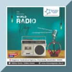 World Radio Day School Event Poster PSD Template